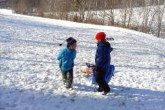 Uživanje na snegu - zimski športni dan 1. VIO